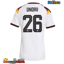 Camisa de Futebol Alemanha Deniz Undav #26 Equipamento Principal Mulheres Mundo 2026 Manga Curta